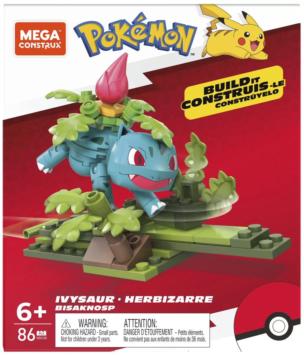 MEGA Ivysaur Pokemon Zestaw z funkcją, HGC20