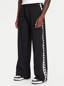 Spodnie sportowe damskie - Kappa Spodnie dresowe Banda Petuniagt 371P8CW Czarny Comfort Fit - miniaturka - grafika 1