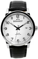 Zegarki męskie - Zegarek Bisset BIS182 BSCE62 biały srebrny - Natychmiastowa WYSYŁKA 0zł (DHL DPD INPOST) | Grawer 1zł | Zwrot 100 dni - miniaturka - grafika 1