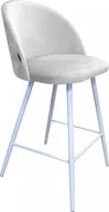 Taborety i hokery - Atos Hoker krzesło barowe Colin podstawa biała MG39 - miniaturka - grafika 1