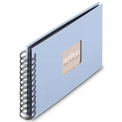 Albumy fotograficzne - Album HAMA Fine Art Czarne kartki Błękitny (50 stron) - miniaturka - grafika 1