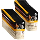 Mokra karma dla kotów - PetRepublic drobno siekane kawałki w delikatnym sosie kurczak 12x100g dla kota - miniaturka - grafika 1