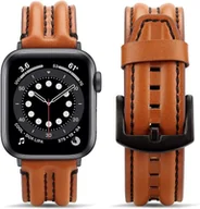 Akcesoria do smartwatchy - PASEK DO ZEGARKA APPLE WATCH 42/44/45mm SE/9/8/7/6/5/4/3/2/1 BRĄZOWY +ETUI - miniaturka - grafika 1