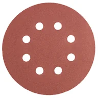 Materiały ścierne - Krążki ścierne 125 mm, K240 5 szt,, z 8 otworami GRAPHITE - miniaturka - grafika 1