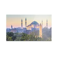 Deski do krojenia - Szklana deska do krojenia HOMEPRINT Błękitny Meczet 60x52 cm - miniaturka - grafika 1