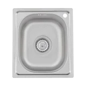 Zlewozmywaki - Zlewozmywak stalowy Mika Kuchinox - miniaturka - grafika 1