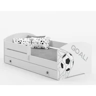 Łóżka dla dzieci i młodzieży - Łóżko dziecięce LUK z szufladą i barierką 140x70 GOL - miniaturka - grafika 1