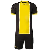 Zestawy męskiej odzieży sportowej - Givova, kit paris. wielokolorowa czarny/żółty L - miniaturka - grafika 1
