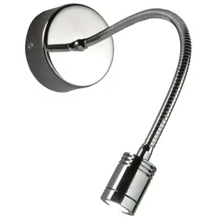 Candellux Kinkiet LAMPA ścienna RAX 21-37435 metalowa OPRAWA na peszlu LED 2W ch - Lampy ścienne - miniaturka - grafika 1