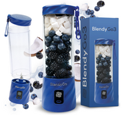 Blendery ręczne - Oryginalny Blender Bezprzewodowy BlendyGo 3 Granatowy USB - miniaturka - grafika 1