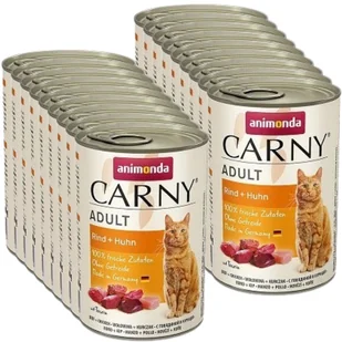 ANIMONDA Cat Carny Adult wołowina i kurczak 400g - Mokra karma dla kotów - miniaturka - grafika 1