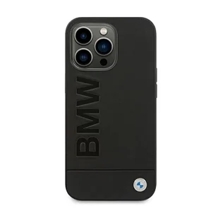 BMW Leather Hot Stamp – Etui iPhone 14 Pro Max (Czarny) - Etui i futerały do telefonów - miniaturka - grafika 2