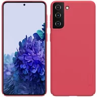 Etui i futerały do telefonów - Nillkin Super Frosted Shield - Etui Samsung Galaxy S21+ (Bright Red) - miniaturka - grafika 1