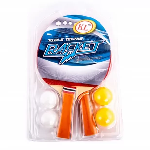 Paletki Do Ping Ponga Piłeczki 2Szt Zestaw Etui - Tenis stołowy - miniaturka - grafika 1