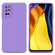 Etui i futerały do telefonów - Etui Cadorabo do Xiaomi RedMi NOTE 10 5G / POCO M3 PRO 5G z fioletowym silikonowym etui TPU na telefon komórkowy - miniaturka - grafika 1