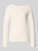 Swetry damskie - Regular Fit sweter dzianinowy z czystej bawełny - miniaturka - grafika 1