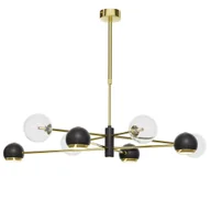 Lampy sufitowe - Duża, nowoczesna lampa wisząca do salonu JUP 1973 z serii MOKA - miniaturka - grafika 1