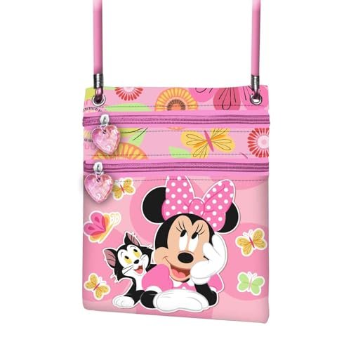 Disney Dziecięca pionowa torba na ramię, różowa Myszka Minnie, Różowa Myszka Minnie