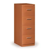 Szafy biurowe - B2B Partner Drewniana szafa kartotekowa, 4 szuflady, czereśnia kart 4x4 tresen - miniaturka - grafika 1