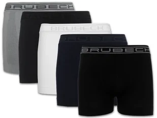BOKSERKI MĘSKIE BRUBECK BX00501A - 5 szt. r L - Majtki męskie - miniaturka - grafika 1