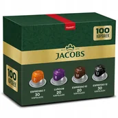 Kawa w kapsułkach i saszetkach - Kapsułki do Nespresso Jacobs Espresso Intenso oraz Lungo 100 szt mix smaków - miniaturka - grafika 1