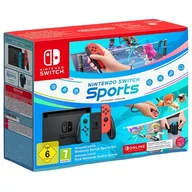 Konsole Nintendo - Konsola do gier Nintendo SWITCH Neon + Switch Sports + 3M NSO (NSH083) - miniaturka - grafika 1