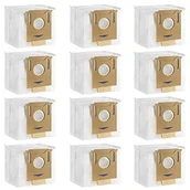 Worki do odkurzaczy - 12 worków na kurz do ECOVACS Deebot N8 Pro Plus/N8 Pro T8 T8MAX T8Power T8AIVI T8+ T8 AIVI+ T9 AIVI T9 PRO T9 MAX DX93 DDX96 części do odkurzacza - miniaturka - grafika 1