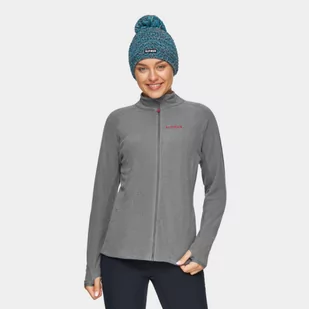 Damski polar rozpinany bez kaptura Alpinus Lucania - szary - ALPINUS - Koszulki sportowe damskie - miniaturka - grafika 1