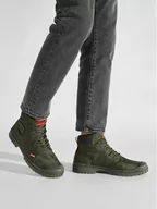 Buty trekkingowe damskie - Trapery Pampa Sp20 Cuff Wp+ 76835-325-M Khaki - Palladium - miniaturka - grafika 1