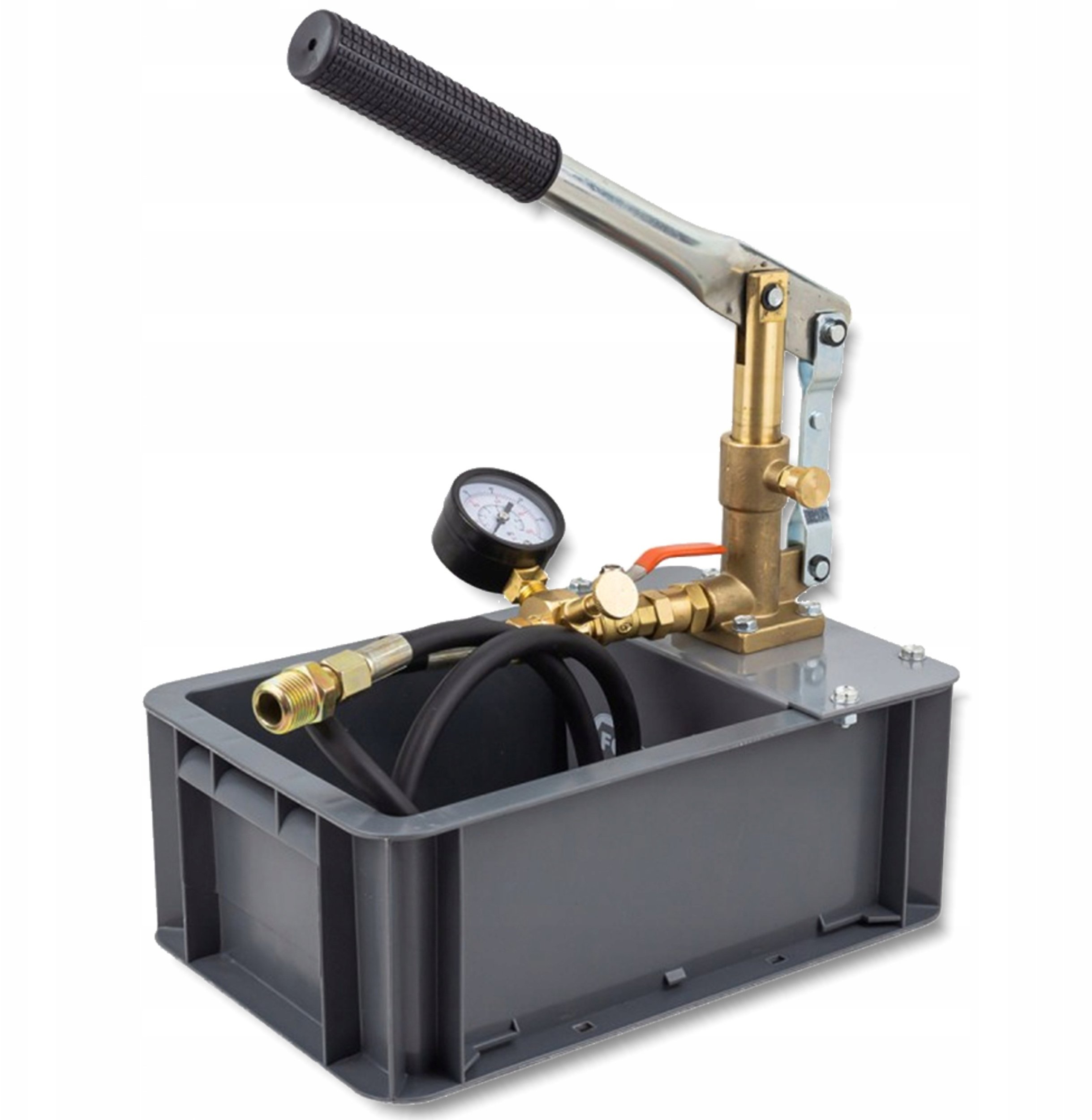 Forcekraft Pompa ręczna do prób ciśnieniowych 60bar zbiornik otwarty