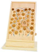 Akcesoria do gier planszowych - Small Foot by Legler do wspinaczki ścieżki/gry zręcznościowe z drewna pokrytego kolorowy narysowane ścieżek, zabawka rozwijająca sprawność ruchową może zostać umieszczona na każdej blat stołu 4603 - miniaturka - grafika 1