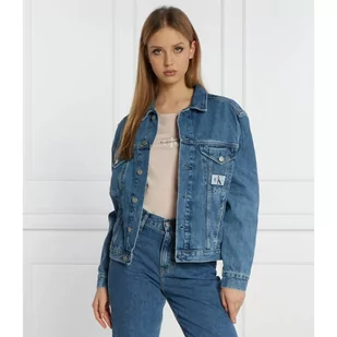 CALVIN KLEIN JEANS Kurtka jeansowa | Classic fit - Kurtki damskie - miniaturka - grafika 1