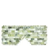 Rollery do masażu - Crystallove Crystallove Maska na Twarz i Ciało z Jadeitu Maseczka redukuje cienie i opuchliznę wokół oczu 1 szt. - miniaturka - grafika 1