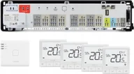 SALUS StartPack Premium RF - zestaw bezprzewodowego sterowania ogrzewaniem podłogowym z zarządzaniem przez Internet: KL08RF230V, UG800, 4 x SQ610RF