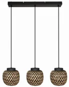 Lampy sufitowe - Elaine - lampa wisząca czarny mat. 342203-30 - miniaturka - grafika 1