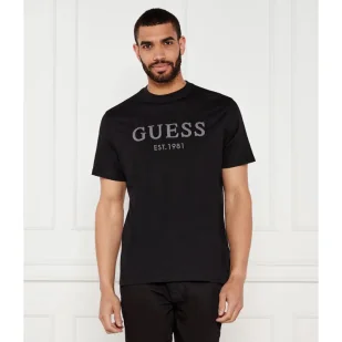 GUESS T-shirt Regular Fit - Koszulki męskie - miniaturka - grafika 1