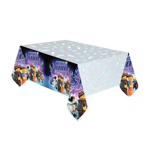 Amscan Obrus urodzinowy Lego Przygoda 2 120 x 180 cm 1 szt 9904645 - Dekoracje i nakrycia stołu na imprezę - miniaturka - grafika 1