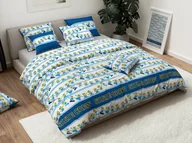 Pościel dla dzieci - Dziecięca bawełniana pościel MINIONKI SKATE CREW niebieska Rozmiar pościeli: 60 x 70 cm 140 x 200 cm - miniaturka - grafika 1