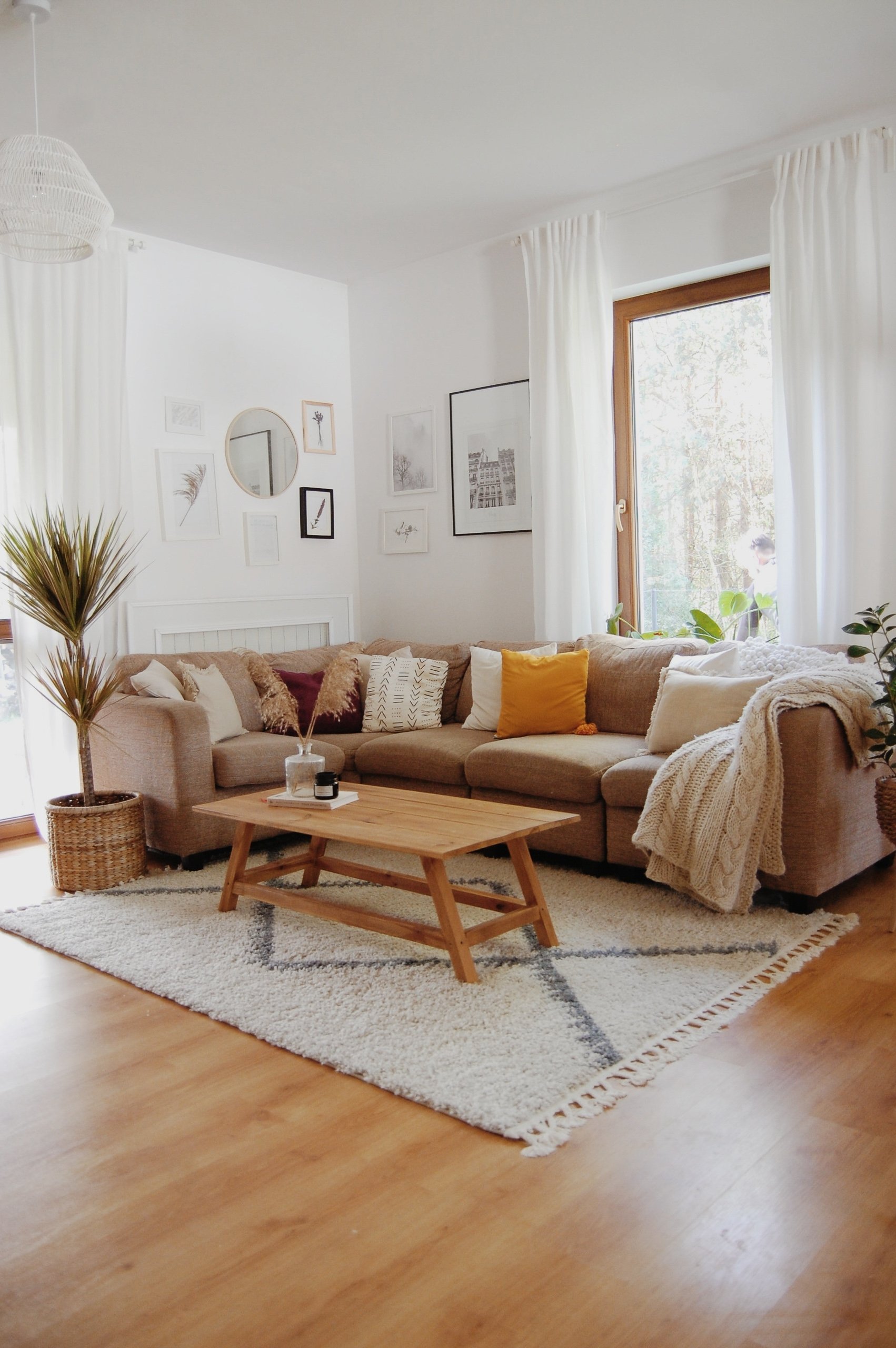 Dywan BERBER MEKNES B5910 krem / szary Frędzle berberyjski marokański shaggy beżowy 160x220 cm