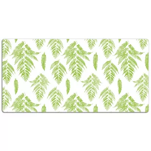 Ochronna mata na biurko Odciski paproci 120x60 cm, Dywanomat - Podkładki na biurko - miniaturka - grafika 1