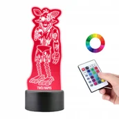 Lampy pozostałe - Lampka na Biurko Statuetka 3D Led Gra FNAF Foxy - miniaturka - grafika 1