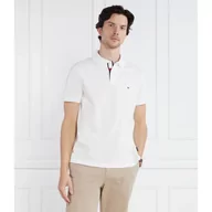 Koszule męskie - Tommy Hilfiger Polo FLAG UNDER PLACKET | Slim Fit - miniaturka - grafika 1