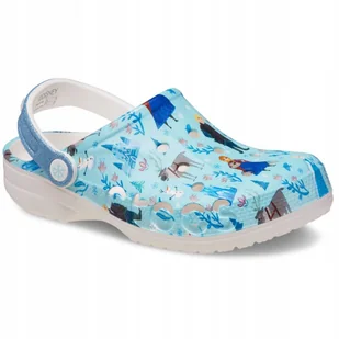 Crocs Frozen Baya Clog Kids 210352-90H Niebieskie 32/33 - Buty dla dziewczynek - miniaturka - grafika 1