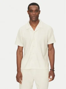 Guess Koszula M5GP21 KCRY0 Écru Regular Fit - Koszule męskie - miniaturka - grafika 1