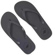 Klapki i japonki męskie - Klapki 4F Męskie Szare Basenowe Plażowe r. 43 - miniaturka - grafika 1