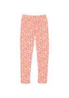 Legginsy - s.Oliver Legginsy dla dziewczynek, pomarańczowe, 116, pomarańczowy, 116 - miniaturka - grafika 1