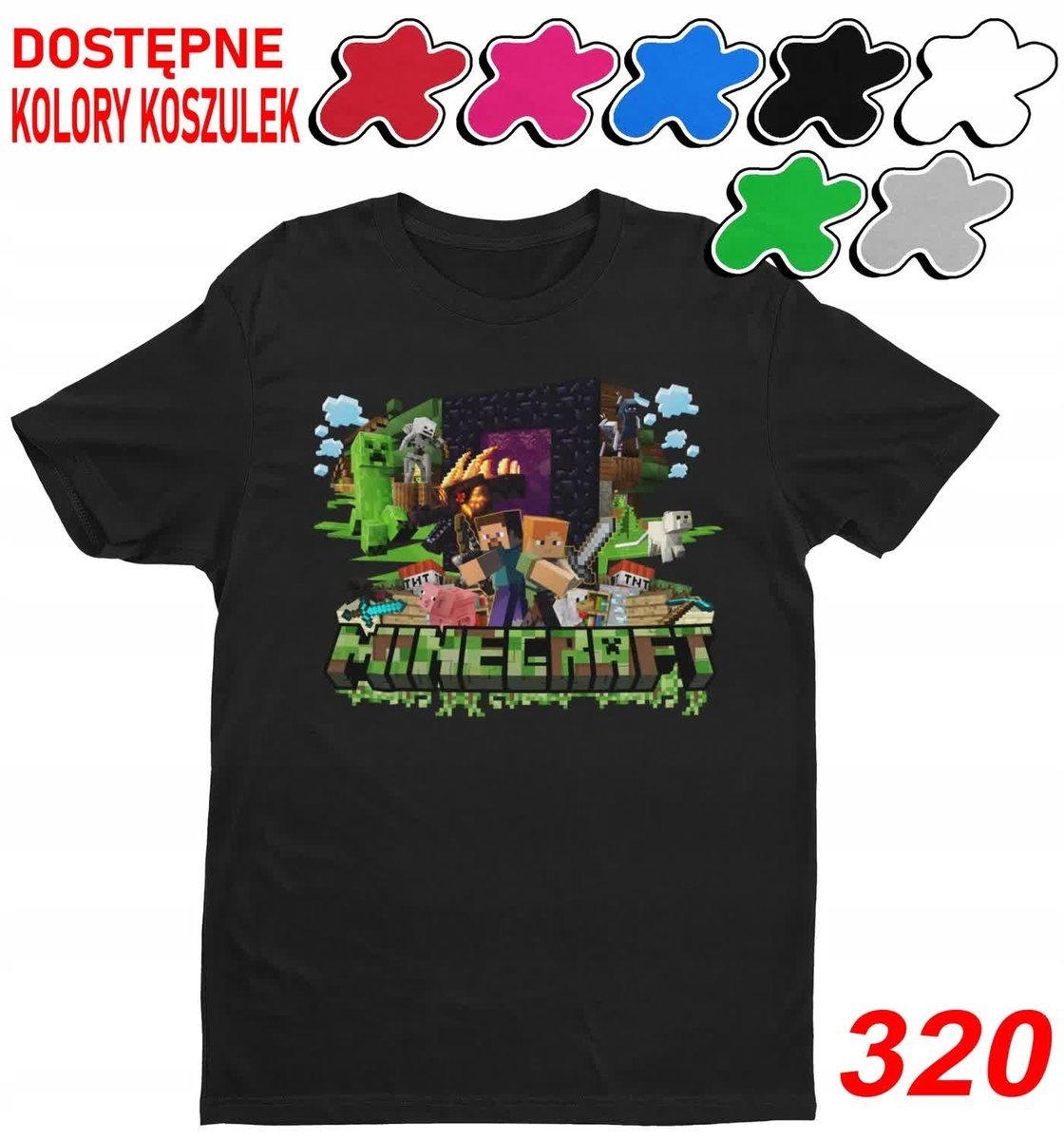 Dziecięca Koszulka Z Nadrukiem Wybór Mainkraft Clipper Gry -L 146-152