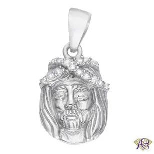 Srebrny Medalik Jezus MED75 - Wisiorki - miniaturka - grafika 1