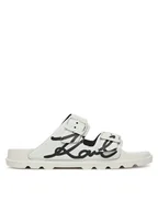 Klapki i japonki damskie - KARL LAGERFELD Klapki Kondo Tred KL80972 Biały - miniaturka - grafika 1