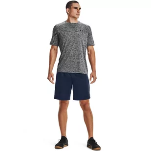 Męskie spodenki treningowe Under Armour UA Tech Mesh Shorts - granatowe - UNDER ARMOUR - Spodnie sportowe męskie - miniaturka - grafika 1